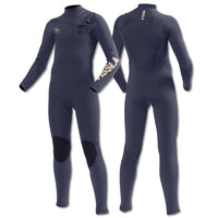 Thumbnail for Long John Juvenil Vissla 7 Seas Boys 3-2 Full Chest Zip Marinho
