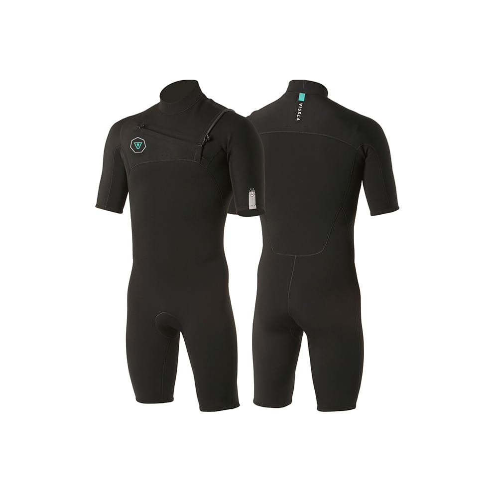 Short John Vissla 7 Seas Manga Curta 2/2 Preto