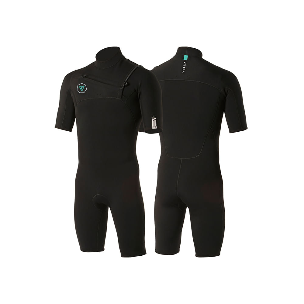 Short John Vissla Manga Curta 2/2 Black