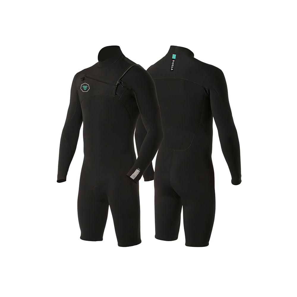 Short John Vissla 7 Seas Manga Longa 2/2 Preto