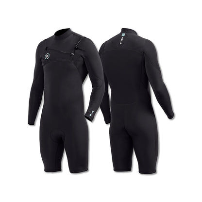 Short John Vissla 7 Seas 2-2 LS Spring Preto