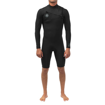 Short John Vissla 7 Seas 2-2 LS Spring Preto