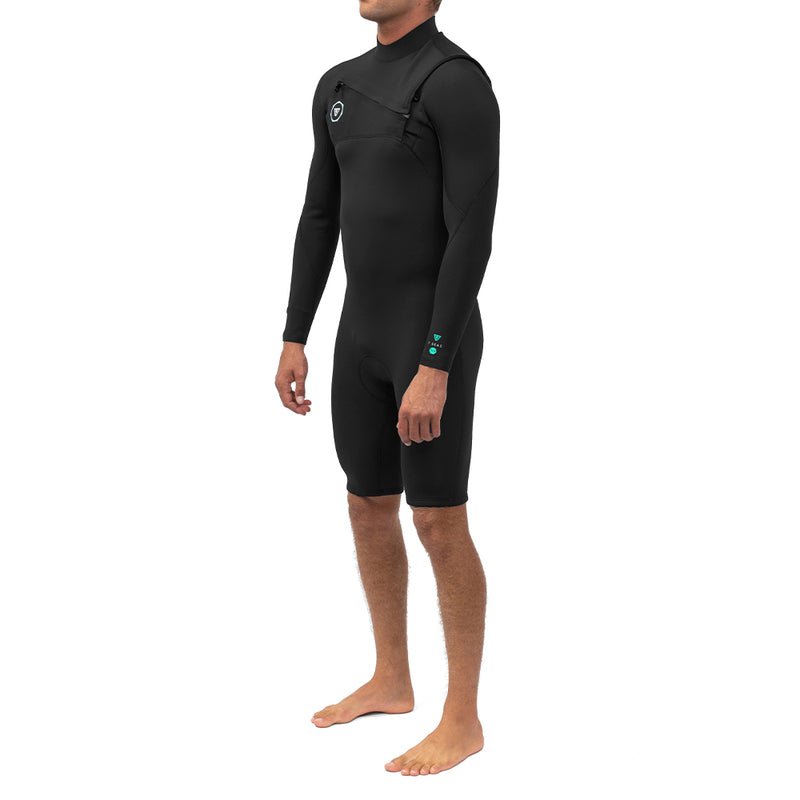 Short John Vissla 7 Seas 2-2 LS Spring Preto