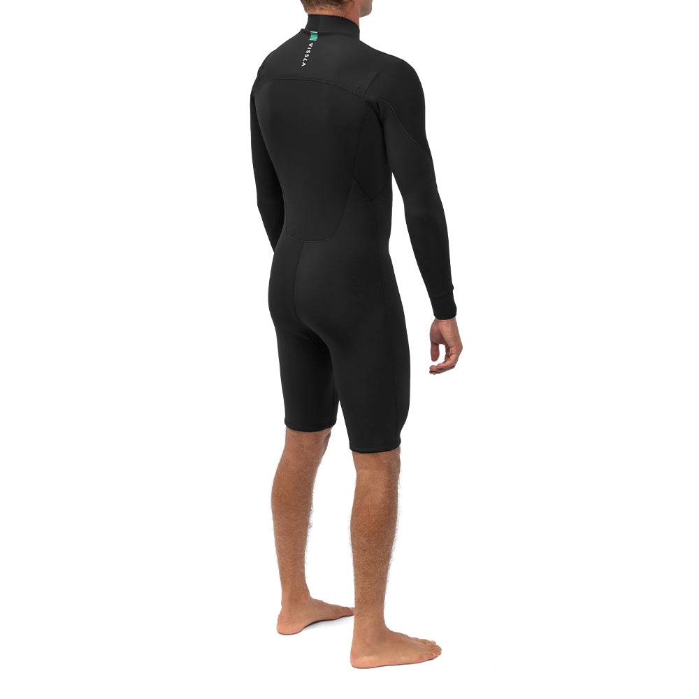 Short John Vissla 7 Seas 2-2 LS Spring Preto