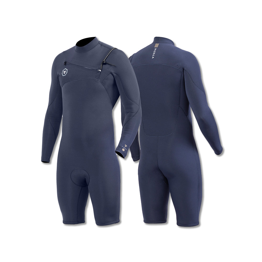 Short John Vissla 7 Seas 2-2 LS Spring Marinho