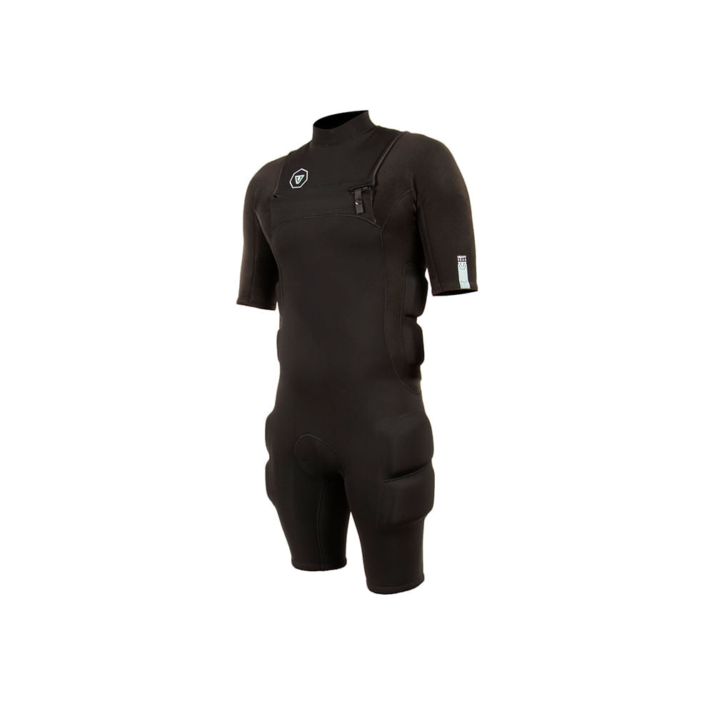 Short John Vissla Heavy Seas Impact 2-2 Spring Preto
