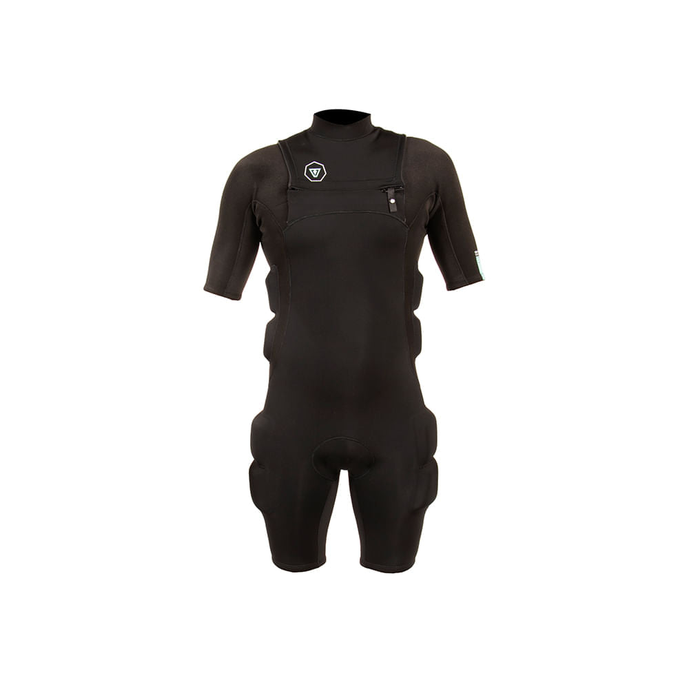 Short John Vissla Heavy Seas Impact 2-2 Spring Preto