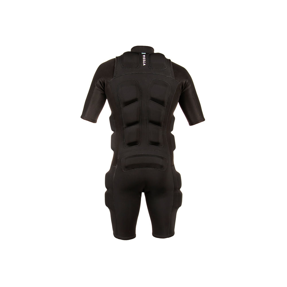 Short John Vissla Heavy Seas Impact 2-2 Spring Preto