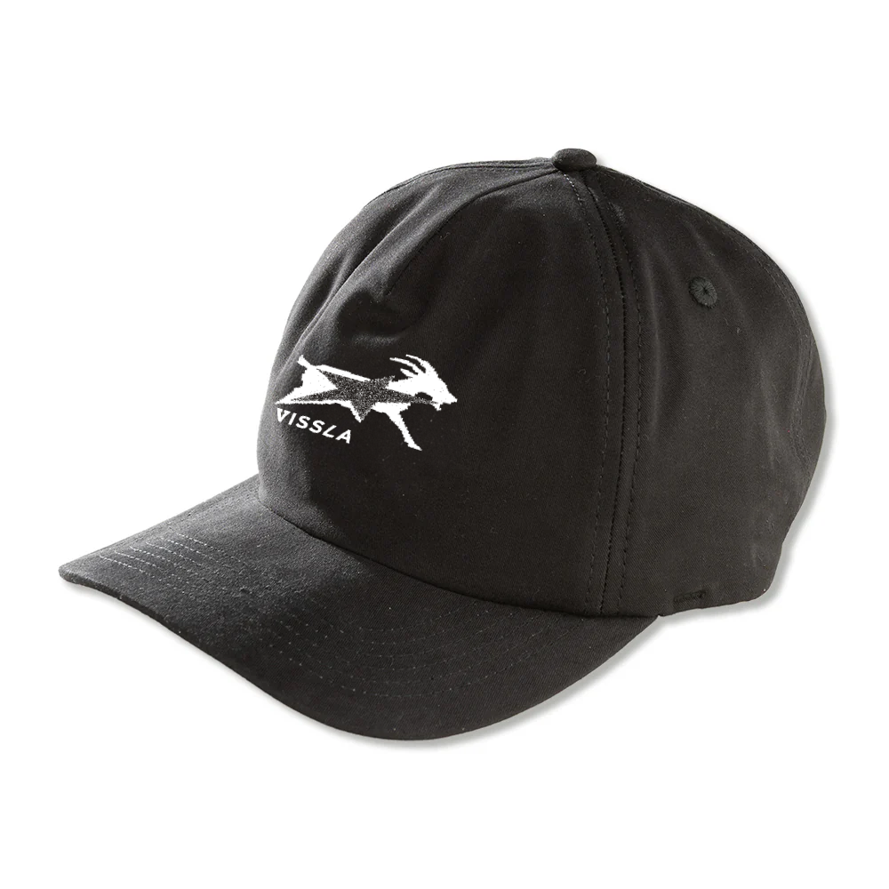 Boné Aba Curva Vissla Preto Goat