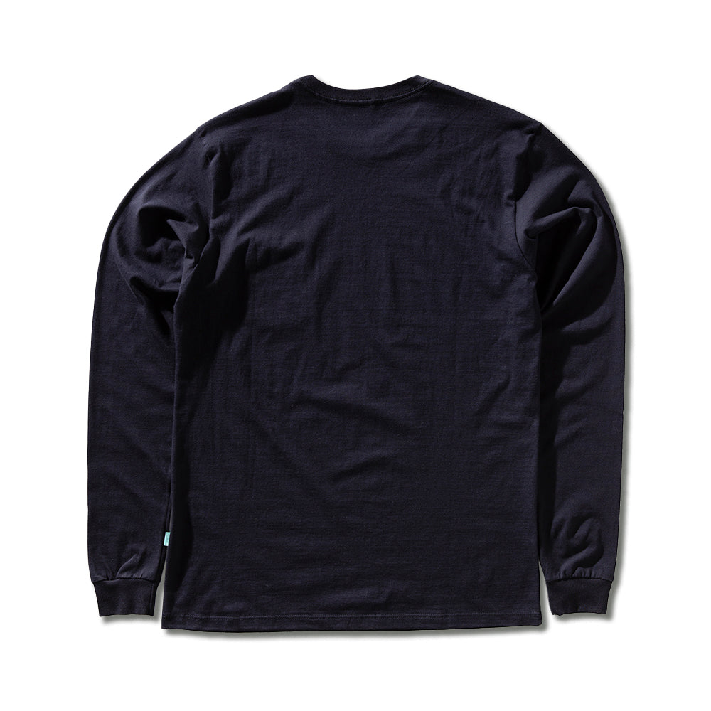 Camiseta Manga Longa Vissla Established Preta