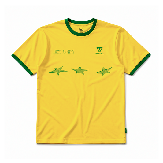 Camiseta Vissla Yago Dora World Champ Amarela