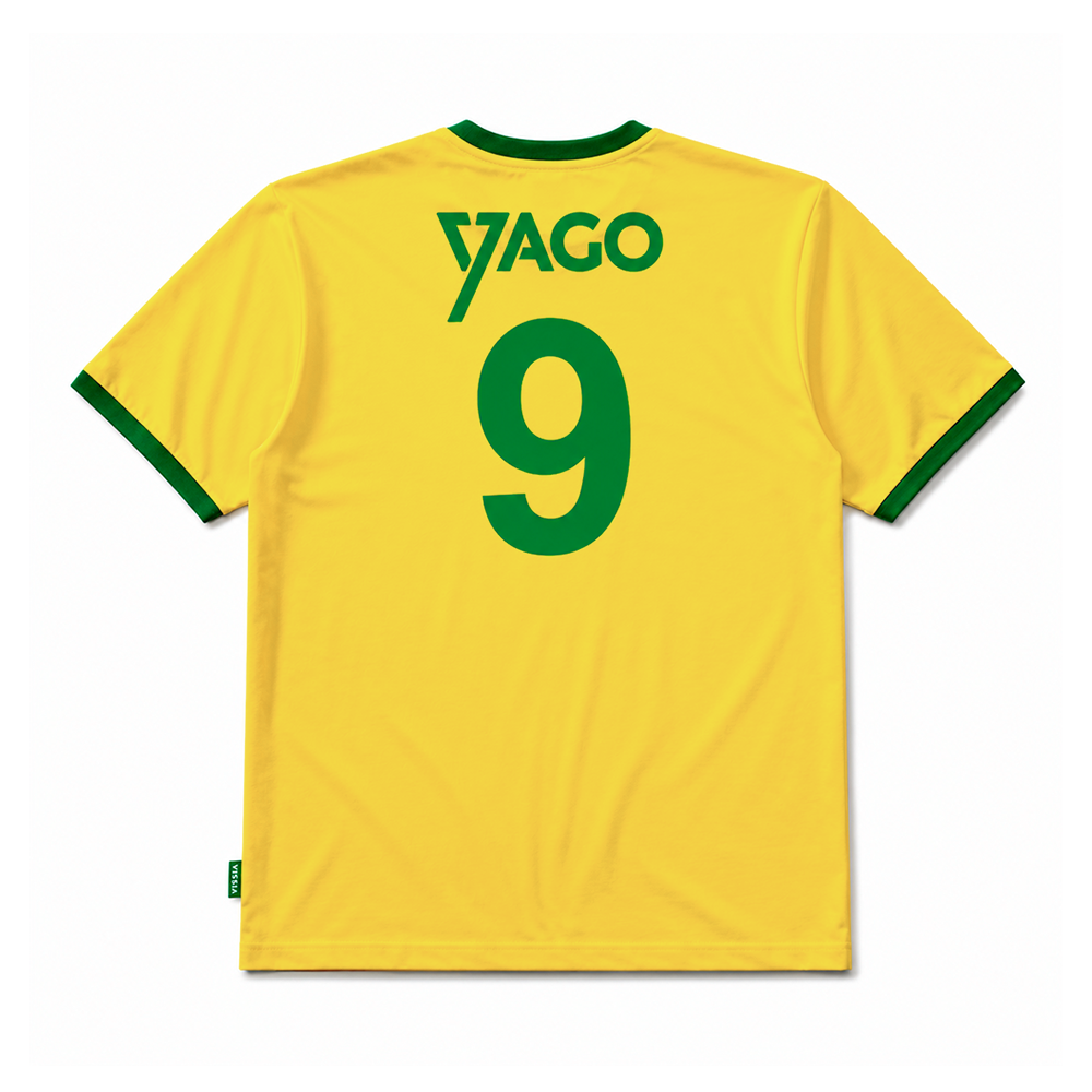 Camiseta Vissla Yago Dora World Champ Amarela