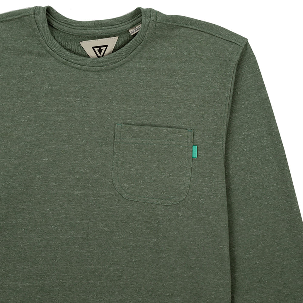 Moletom Vissla Careca Reclyner Verde