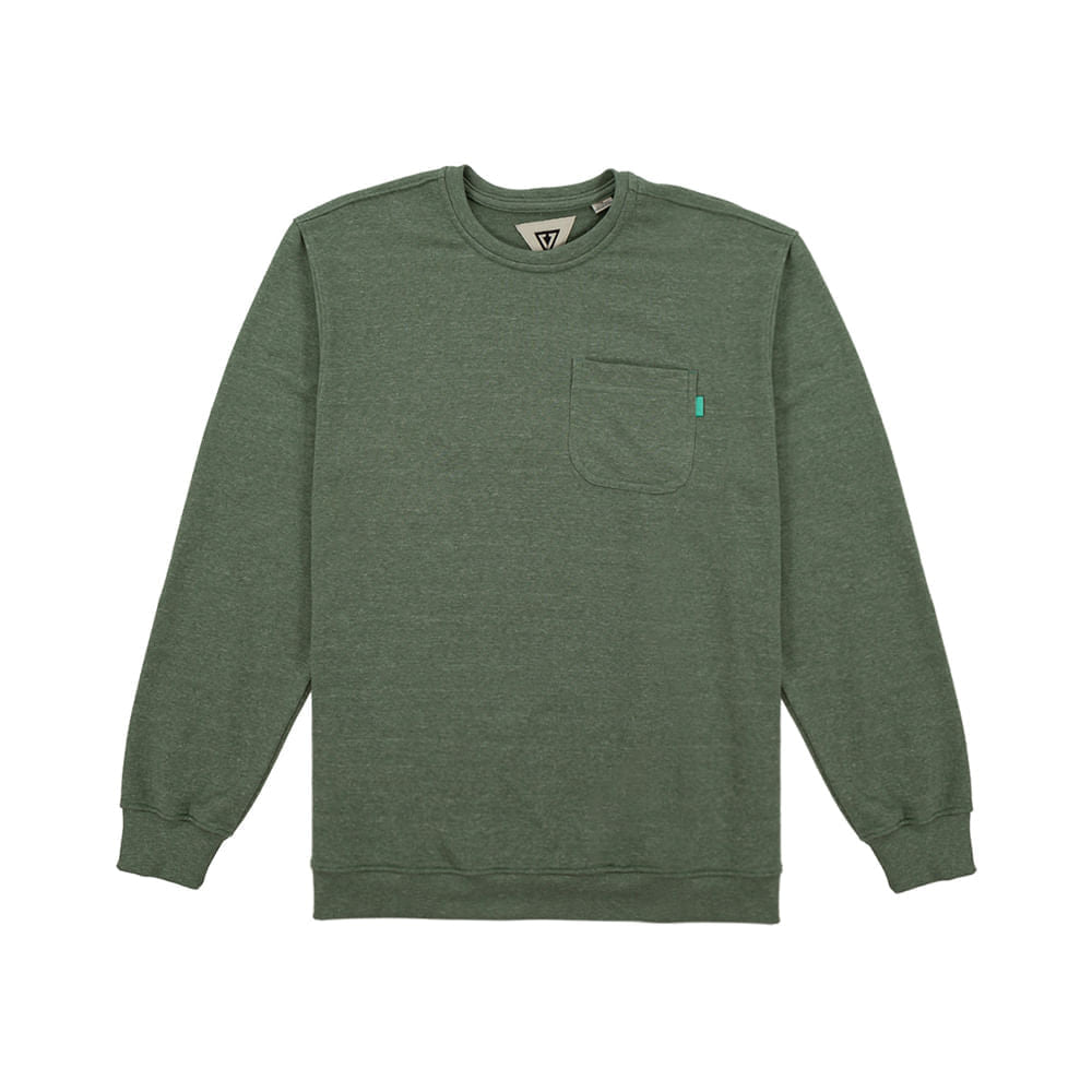 Moletom Vissla Careca Reclyner Verde