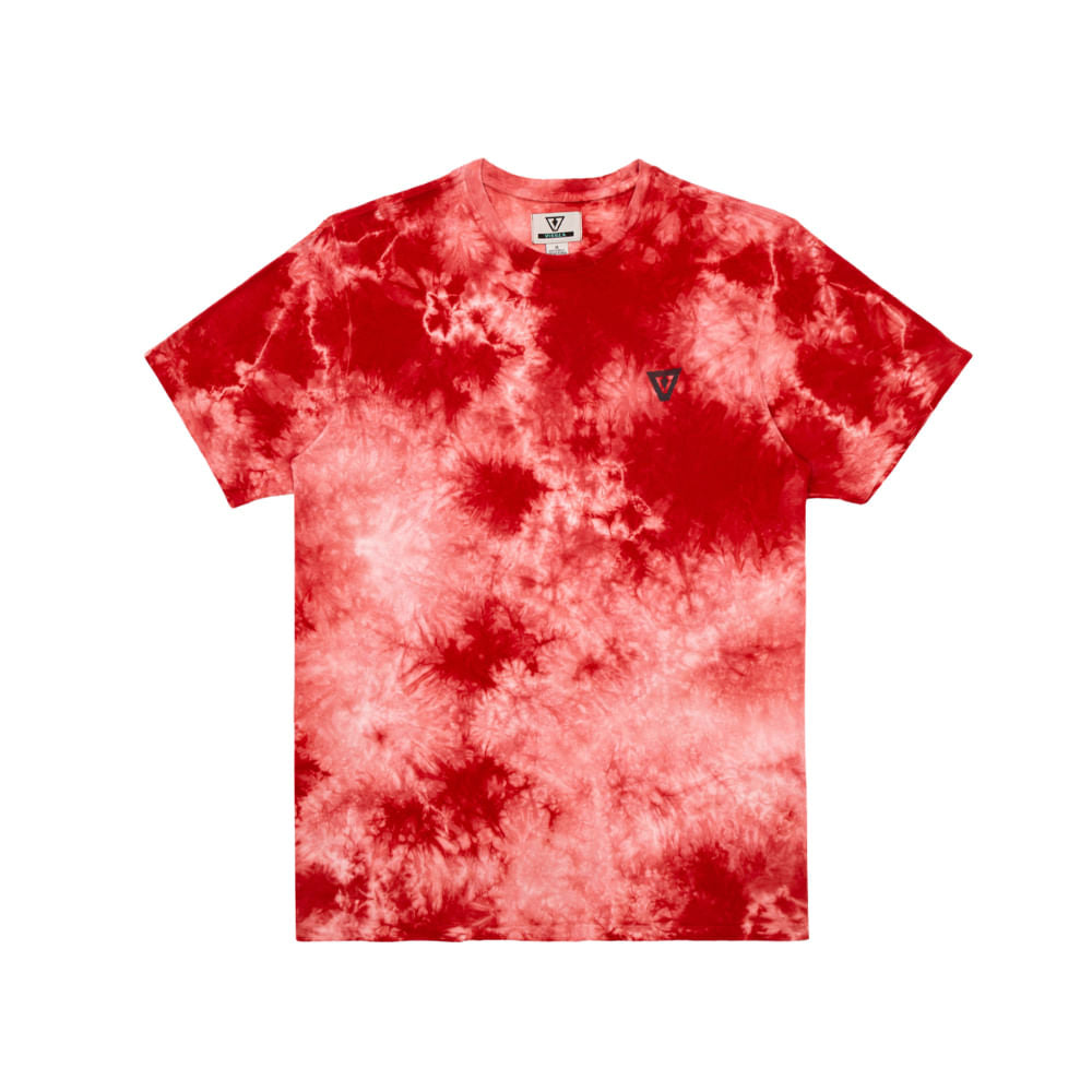 Camiseta Vissla Especial Tie Dye Vermelho