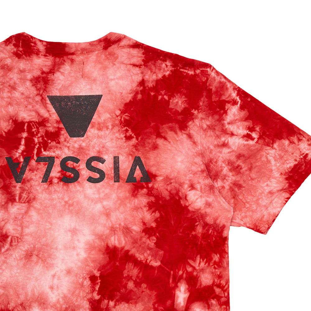 Camiseta Vissla Especial Tie Dye Vermelho